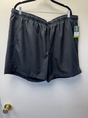 DSG Black Performance Shorts with Subtle Logo